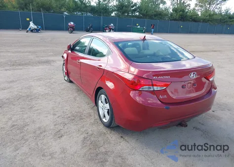 2013 Hyundai Elantra Gls from USA, damaged, VIN KMHDH4AE9DU631867